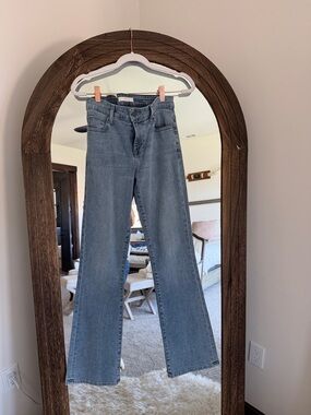 Fidelity Denim Light Blue Flare Jeans